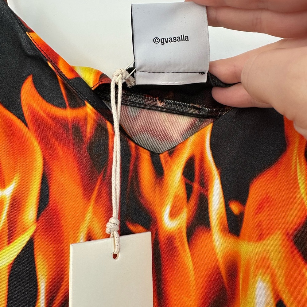 VETEMENTS PRINTED MINI DRESS - Picture 7 of 8